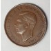 AUSTRALIA 1939 . HALF  1/2 PENNY . ROO . ERROR . PLANCHET FLAW